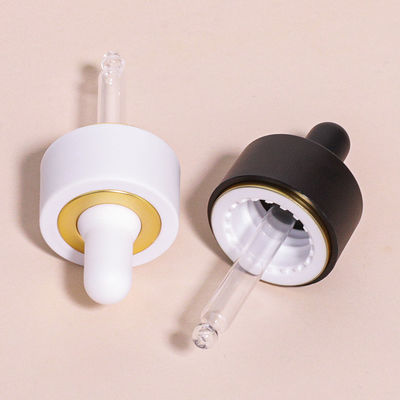 Botol dropper kaca bulat dengan logo yang disesuaikan sesuai dengan kebutuhan pelanggan