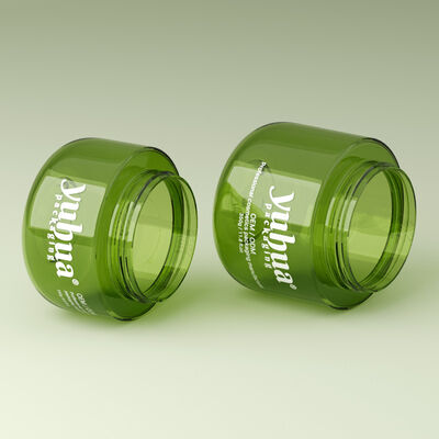 Cerah atau Warna Custom Plastic Cream Jar Bentuk Bulat Ideal untuk kosmetik Creams lotion perawatan kulit dan kebutuhan kemasan kecantikan