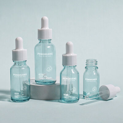Glass Oil Dropper Glass Bottle Logo Custom Smooth Container Dirancang untuk Minyak Esensial Serum dan Aplikasi Kosmetik