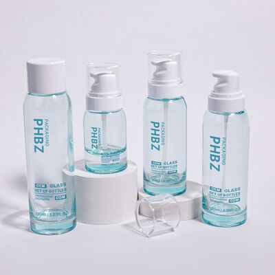 ODM OEM Diterima Botol kemasan kosmetik mewah bulat cocok untuk krim high-end serum dan kebutuhan kecantikan lainnya