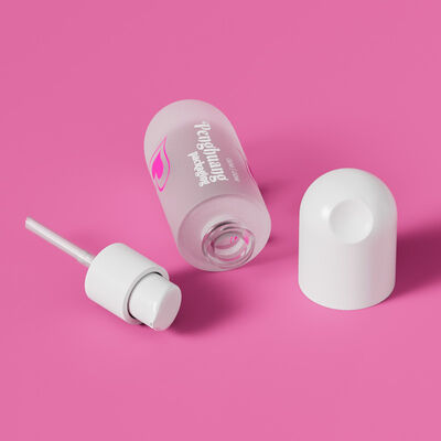 Botol Foundation Cair dengan Tutup Pompa 30ml Logo Kustom Kemasan Kosmetik Profesional Untuk Produk Rias Cair