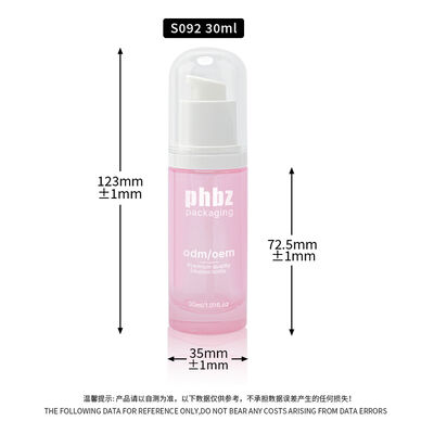 Botol Kaca Lotion dengan Aksesoris Pompa Bahan Botol Kaca Kuat yang Dirancang untuk Lotion Perawatan Kulit dan Kecantikan