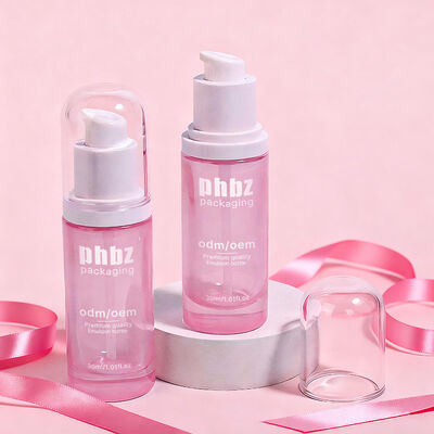 Botol Kaca Lotion dengan Aksesoris Pompa Bahan Botol Kaca Kuat yang Dirancang untuk Lotion Perawatan Kulit dan Kecantikan