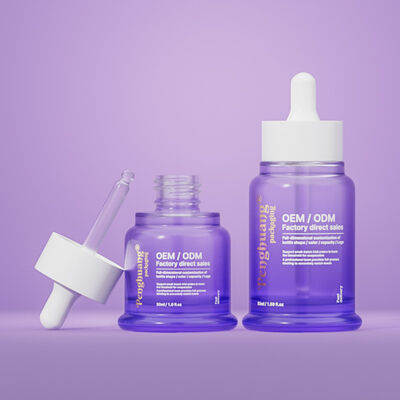 Serum Oil Glass Dropper Bottle Sampel Gratis Dapat Disediakan Solusi Kemasan Untuk Minyak Esensial Serum Dan Cairan Kosmetik