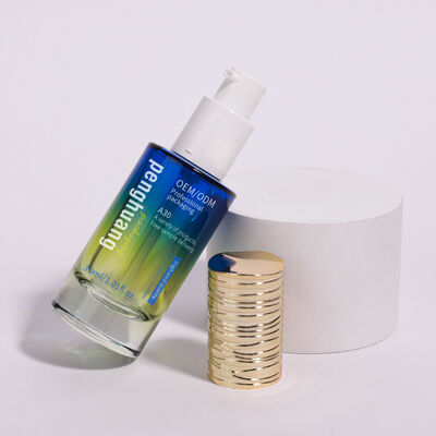 Kemasan Kosmetik Lapisan Set Solusi Kemasan Bulat Khusus Menyediakan Presentasi dan Perlindungan Kosmetik yang Elegan