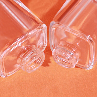 Botol Yayasan Cair set kemasan kosmetik kaca dengan kapasitas 30ml, pencetakan yang dapat disesuaikan, dan desain kedap udara yang tahan lama dan anti bocor