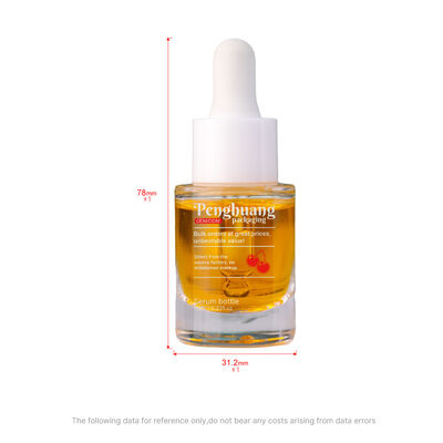 Botol Pipet Serum Sliver Dropper Tipe Segel Tutup Kustom Pilihan Kemasan Tutup untuk Kosmetik Perawatan Kulit dan Minyak Esensial