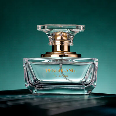 Botol serum minyak OEM yang diterima menampilkan penetes bambu, kemasan emas perak yang dapat disesuaikan untuk minyak esensial kosmetik perawatan kulit