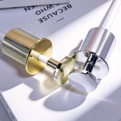 Botol Dropper Serum Silinder Dengan Bahan Kerah Kaca Variasi Warna Khusus Ideal untuk Kemasan Produk Perawatan Kulit