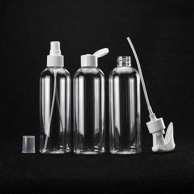 250ml Botol Kemasan Plastik PET Dengan Semprotan Pemicu Semprot Tutup Flip