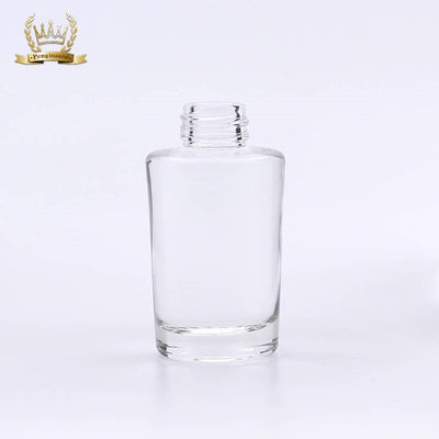 Free Samples Cosmetics Packaging 35ml Acrylic Cover Clear Liquid Foundation Bottle