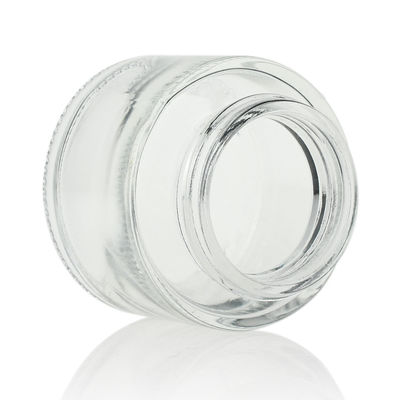 Harga Pabrik Grosir Clear Cream Kosmetik Wadah Kaca 50ml Jar Kosmetik