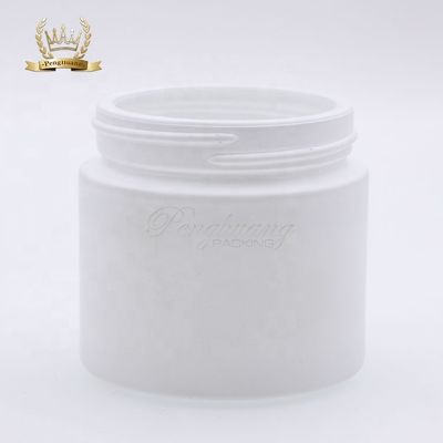 60g Frosted Cream Glass Jars Plastic Cap Ramah Lingkungan Untuk Kosmetik