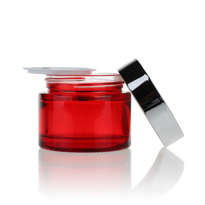 Red Luxury 30ml-120ml Kemasan Kosmetik Set Pump Sprayer Screw Cap Sealing