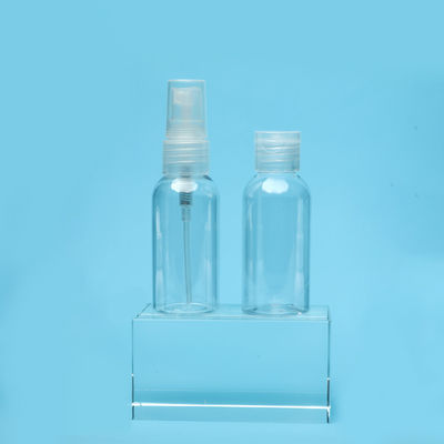 Botol Kemasan Plastik Transparan 50ml Dip Pump dengan nozzle tipis