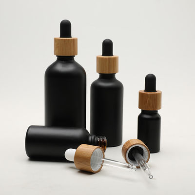 Botol Penetes Minyak Esensial Bambu Hitam Bulat 5ml