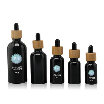 Botol Penetes Minyak Esensial Bambu Hitam Bulat 5ml
