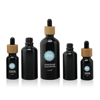 Botol Penetes Minyak Esensial Bambu Hitam Bulat 5ml