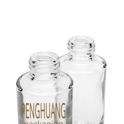 botol kaca penetes transparan untuk serum 30ml