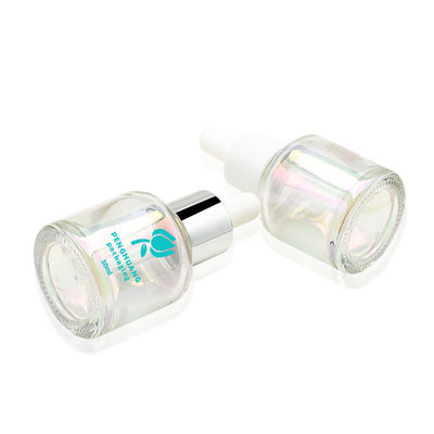 botol serum 30ml desain unik dengan penetes perak