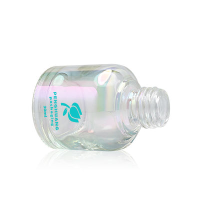 botol serum 30ml desain unik dengan penetes perak