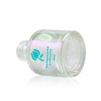 botol serum 30ml desain unik dengan penetes perak