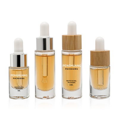 5ml 10ml 15ml 30ml serum kaca untuk kemasan perawatan kulit botol kaca perawatan wajah penetes minyak kaca