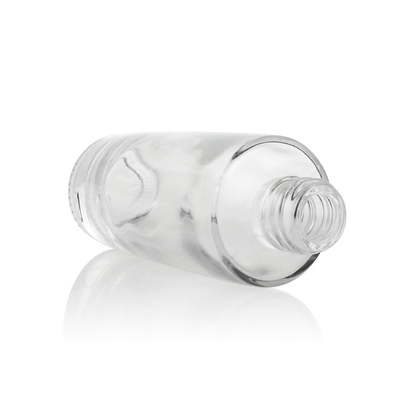 30ml Botol Kaca Frost Foundation Dengan Rose Golden Pump