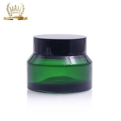 Set Kosmetik Kustom Bahu Miring Botol Kaca Wadah Kemasan Kosmetik