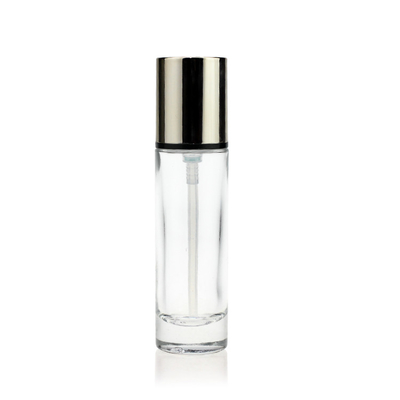 30ml Clear Liquid Foundation Glass Pump Botol Kemasan Kosmetik