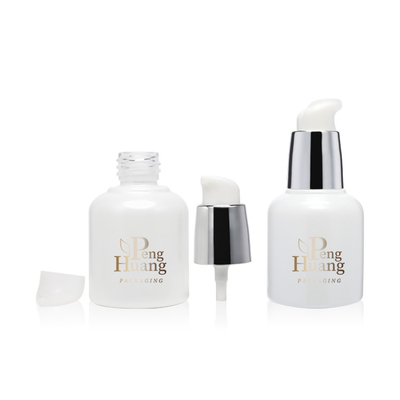 Botol Kaca Minyak Esensial Serum Kosmetik 30ml Penetes Bambu Kosong