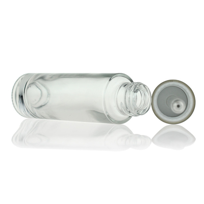 Botol Serum Wajah Penetes Kaca Kosmetik 30ml Botol Bulat Bening