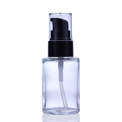 Botol Lotion Pompa Hitam Kosong Botol Cair Kemasan Botol Kaca F034