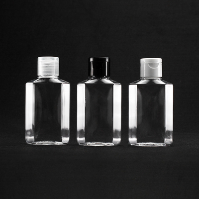 Kosmetik Kabut Halus Mini PET Botol Semprot 60ml Berbentuk Oktagonal Isi Ulang