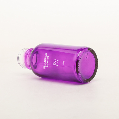 30ml Amber Boston Botol White Pump Sprayer Botol Minyak Esensial Kaca