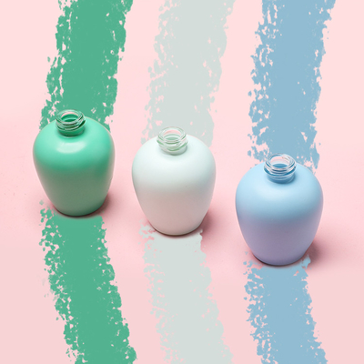Grosir 30ml kaca foundation botol lotion pompa perawatan kulit kemasan kaca botol kosmetik