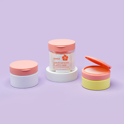 Wadah Jar Plastik Ukuran Besar Dengan Sampel Penutup Flip Tersedia Harga Grosir 180ml 240ml 300ml