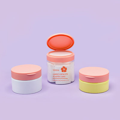 Wadah Jar Plastik Ukuran Besar Dengan Sampel Penutup Flip Tersedia Harga Grosir 180ml 240ml 300ml