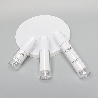 Botol Plastik PET Pengap 15ml 30ml 50ml Transparan Bentuk Bulat