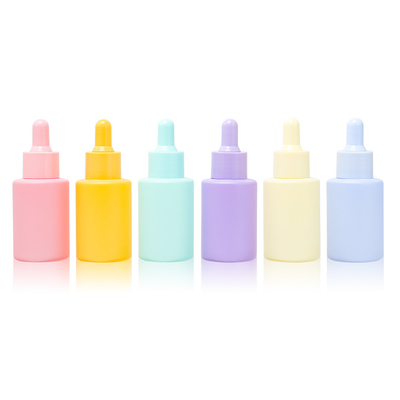 OEM Warna Kuning Serum Botol Kaca Kemasan Penetes Minyak