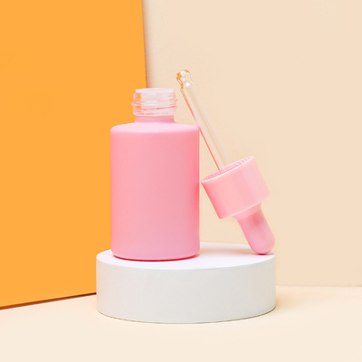 OEM Warna Kuning Serum Botol Kaca Kemasan Penetes Minyak