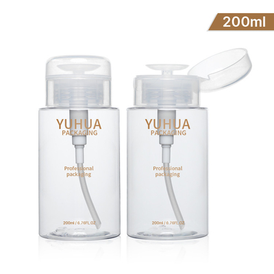 Clear Plastic Bottle Remover Packaging Bottle Press Pump Toner 12ml 200ml 300ml