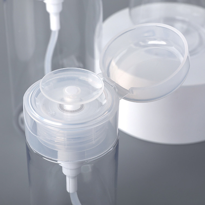 Clear Plastic Bottle Remover Packaging Bottle Press Pump Toner 12ml 200ml 300ml