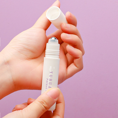 10ml 15ml PP Plastik Roll On Botol Warna Putih Logo Disesuaikan