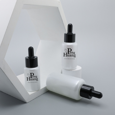 Botol Kaca Boston Round 30ml 50ml 100ml Sablon Sutra Dengan Penetes
