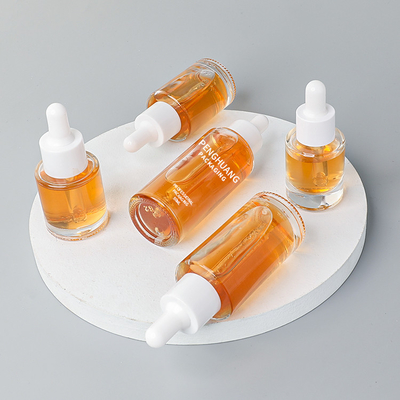 15ml 20ml 30ml 40ml 50ml Serum Botol Penetes Minyak Kemasan Kaca Bentuk Bulat