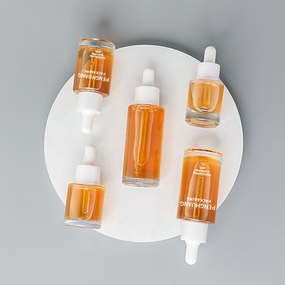 15ml 20ml 30ml 40ml 50ml Serum Botol Penetes Minyak Kemasan Kaca Bentuk Bulat