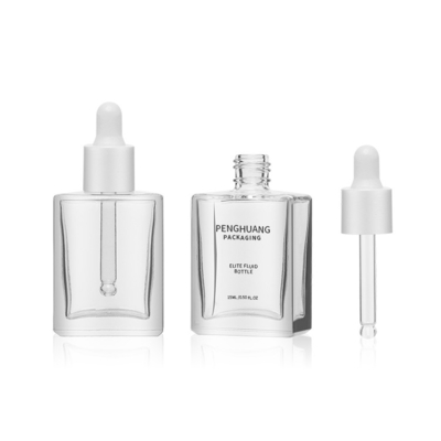 OEM 15ml Botol Penetes Kaca Serum Cair Kemasan Botol Minyak Esensi