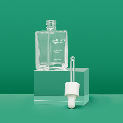 MSDS Rectangle 15ml Serum Botol Penetes Kemasan Minyak Esensi