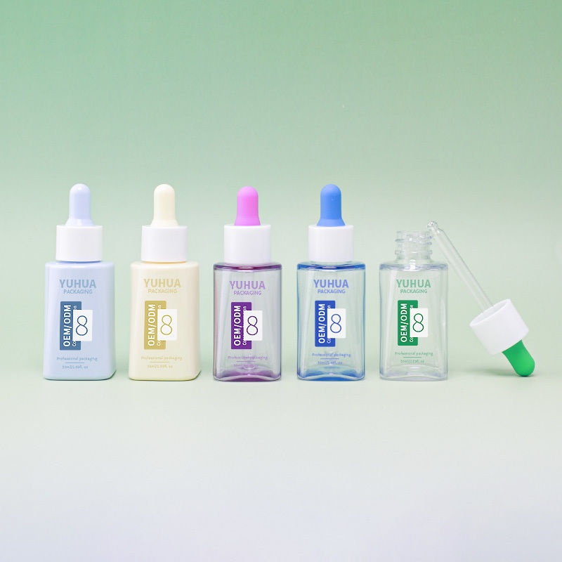 Botol Dropper Serum PET 50ml untuk Minyak Esensial dan Perawatan Kulit dengan Logo